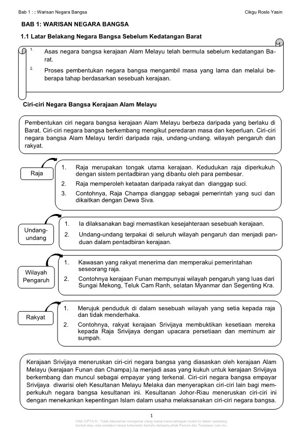 Koleksi Soalan Peperiksaan  Percubaan  Ramalan  Latihan  Nota